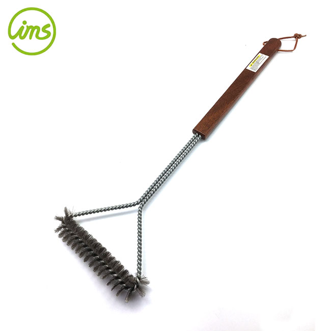 handheld bbq grill brush scrubber | 2-in-1 grill cleaning tool